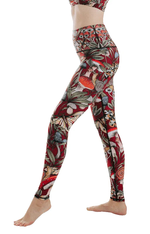 Fun Gal Printed Yoga Leggings Fashionable Plus-Size Activewear