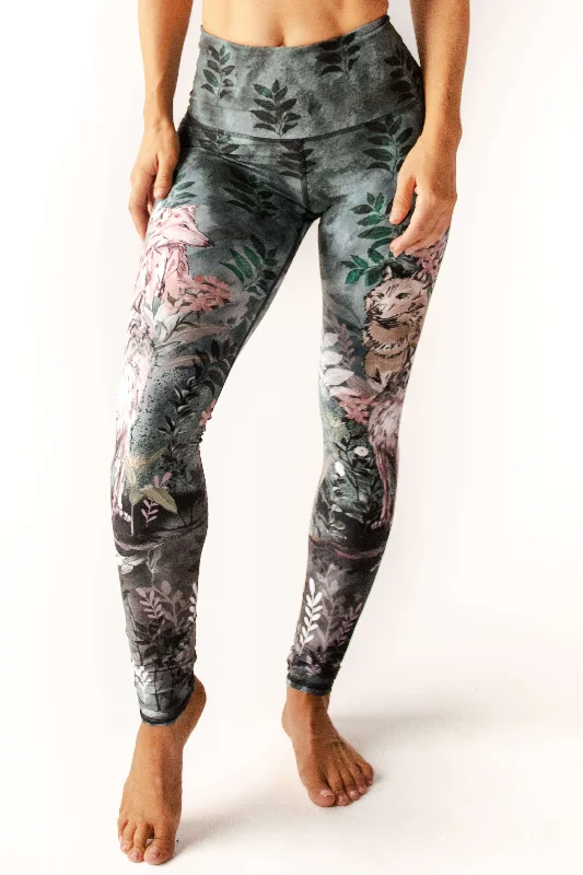 La Loba Printed Yoga Leggings Cozy Sweat-Wicking Leggings