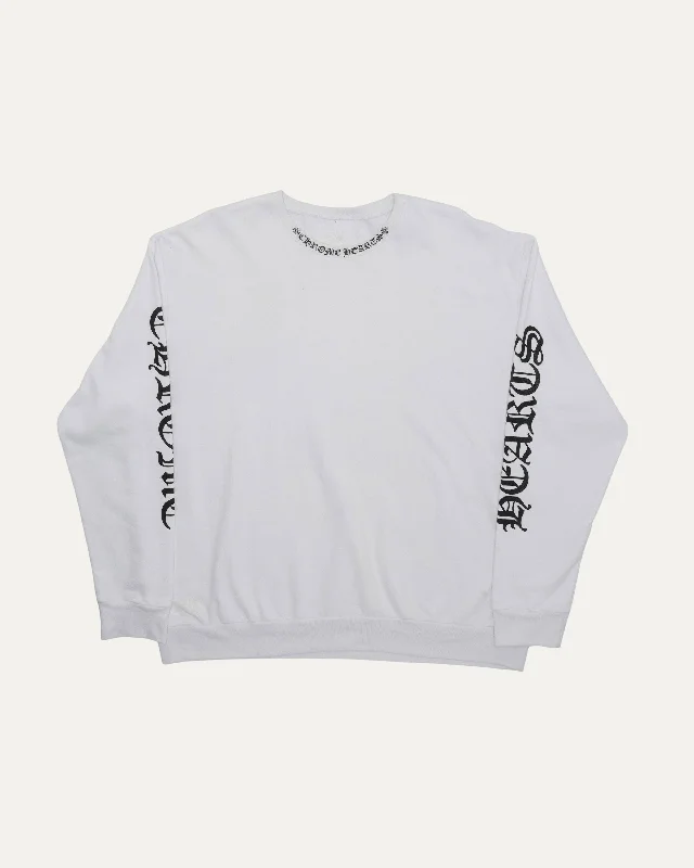 Neck Logo Sweatshirt Hoodie with Exposed Zipper Edgy Industrial