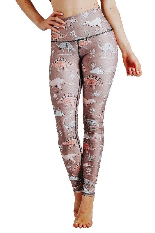 Stokasaurus Printed Yoga Leggings Cozy Oversized Leggings