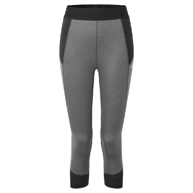 Goldhill 125 Zoned 3/4 Leggings - Ash/Black Stylish High-Waisted Leggings