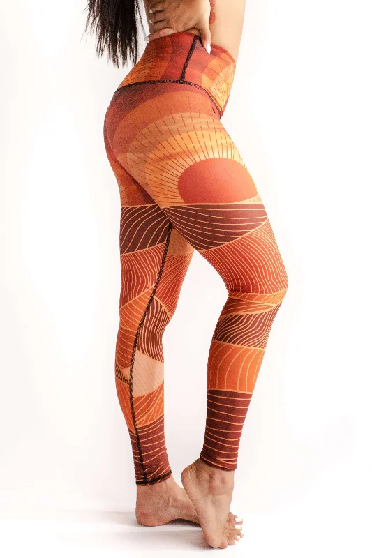 Light of Day Printed Yoga Leggings Comfortable Plus Size Leggings