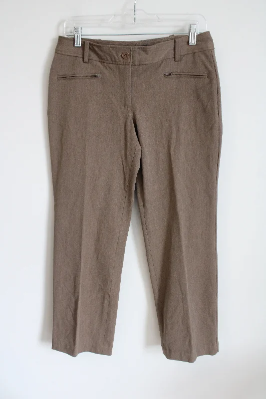 Talbots Signature Brown Trouser Pant | 6 Petite Trousers chic fashionable