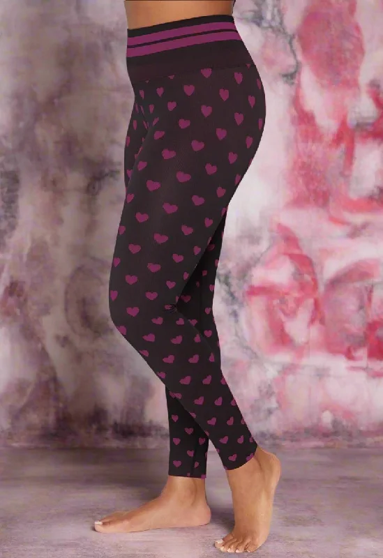 Spiritual Gangster Rosaline Love Sculpt Jacquard Seamless Leggings Fashionable Printed Legging Pants