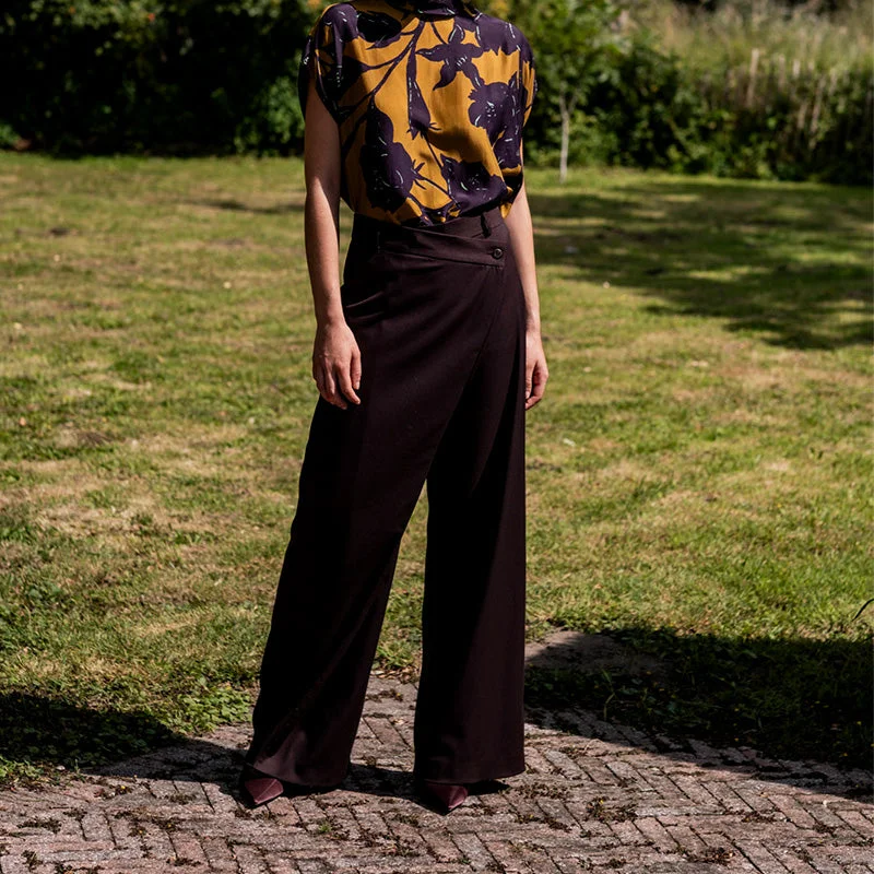 Fibre Mood Bliss Trousers Trousers Plaid Checkered