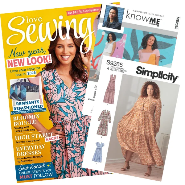 Love Sewing Magazine #142 With Know Me 2033 Top and Trouser Co-Ord & Simplicity 9265 Dress Patterns Trousers Polka Dot Cute Love Sewing Magazine #142 With Know Me 2033 Top and Trouser Co-Ord & Simplicity 9265 Dress Patterns Trousers Polka Dot Cute