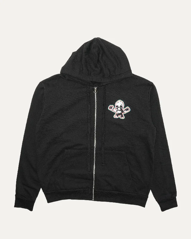 Foti Harris Teeter Zip Up Hoodie Cotton Hoodie Fleece Lining Warmth