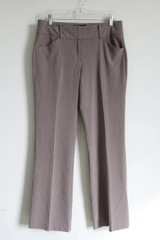 7th Avenue NY&C Tan Trouser | 4 Trousers Leather Faux