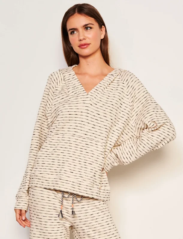 Pullover Hoodie V-Neck Stylish Pullover