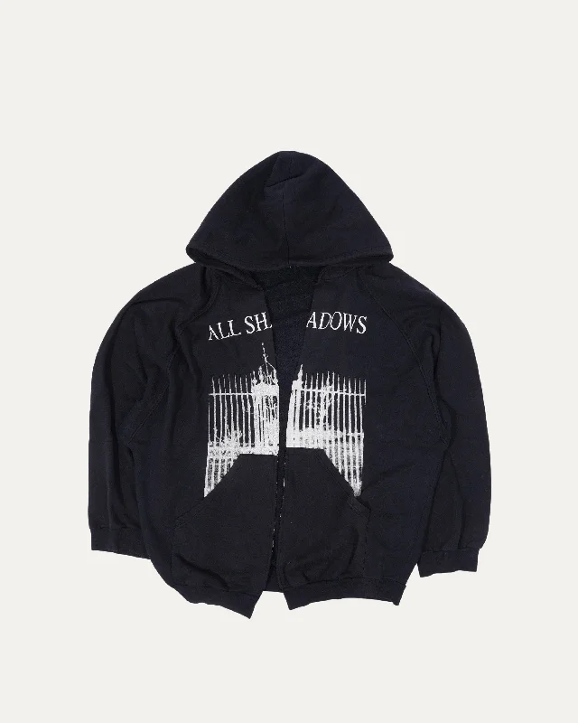AW05 "History of My World" All Shadows Hoodie Hoodie with Hidden Zipper Minimalist Clean