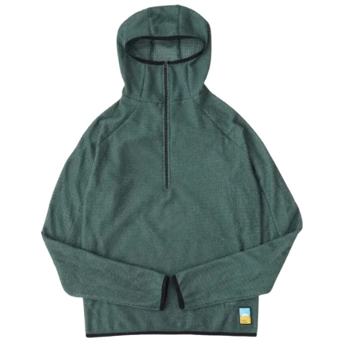Alpha™ 90 Hoodie with Half Zip by Senchi Designs Hoodie with Color Block Contrast Stylish
