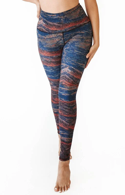Pedra Printed Yoga Leggings Stylish Winter-Ready Leggings