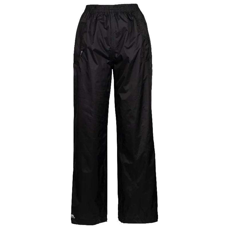 Qikpac Women's Pack Away Waterproof Trousers in Black Trousers Denim Blue