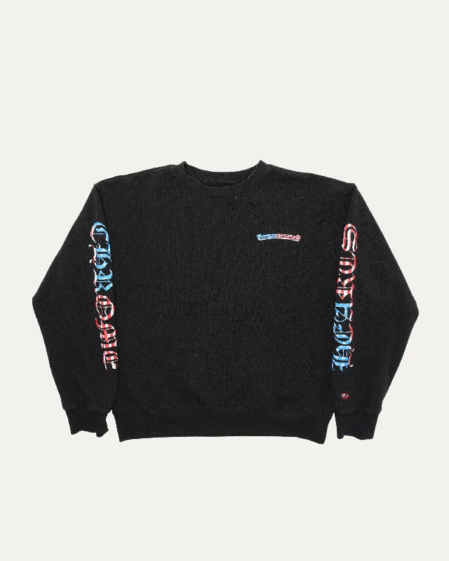 Matty Boy America Crewneck Sweatshirt Hoodie with Fur Luxurious Winter