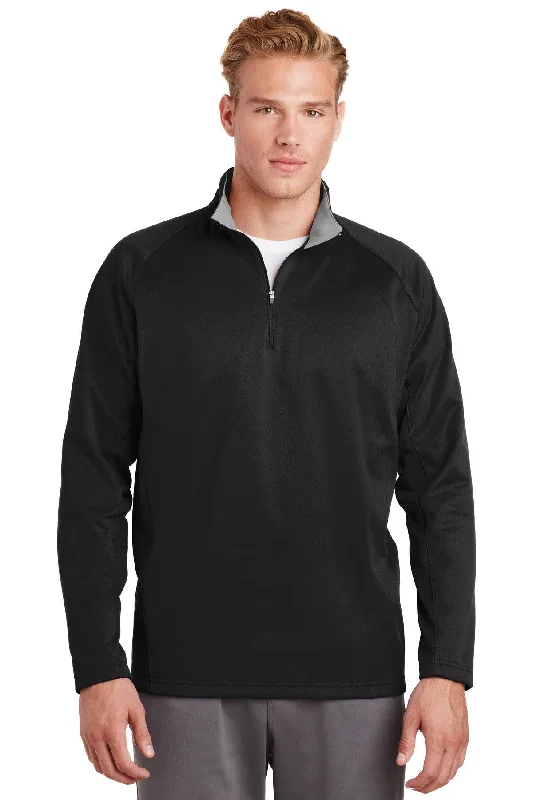 Sport-Tek Sport-Wick Fleece 1/4-Zip Pullover.  F243 Shawl Collar Sweater