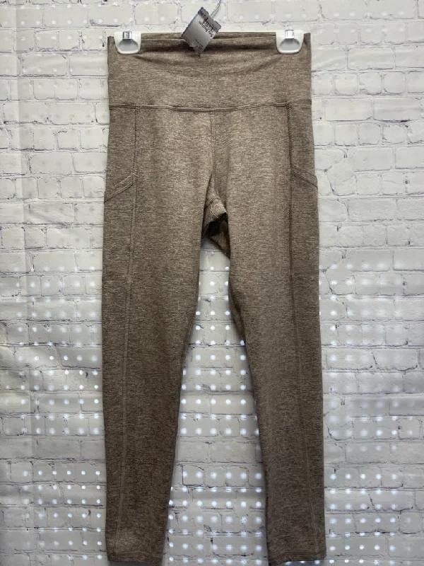 Size Medium Ladies Brown Aerie Leggings Fashionable Sports Compression Leggings