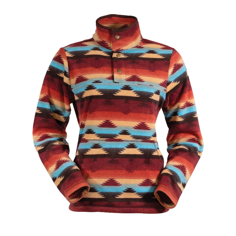 Outback Trading Company Ladies Delaney Sunset Henley Pullover 40227-SST Wide Sleeve Pullover