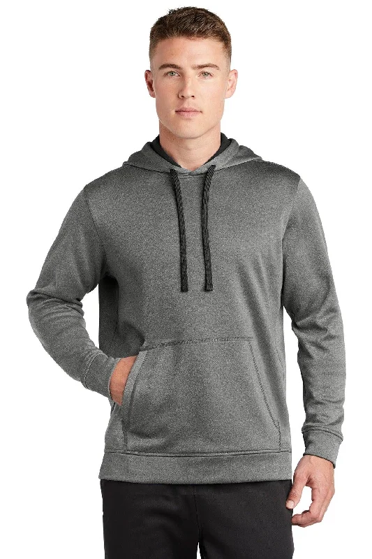 Sport-Tek PosiCharge Sport-Wick Heather Fleece Hooded Pullover. ST264 Short Sleeve Top Sport-Tek PosiCharge Sport-Wick Heather Fleece Hooded Pullover. ST264 Short Sleeve Top