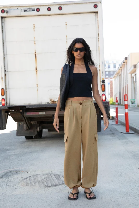 CARGO TROUSER WITH ADJUSTABLE HEM Trousers versatile functional