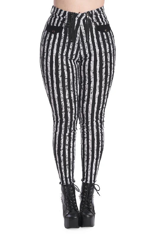 Banned Apparel - Spooky Nightwalks Trousers Trousers Ceremony Elegant