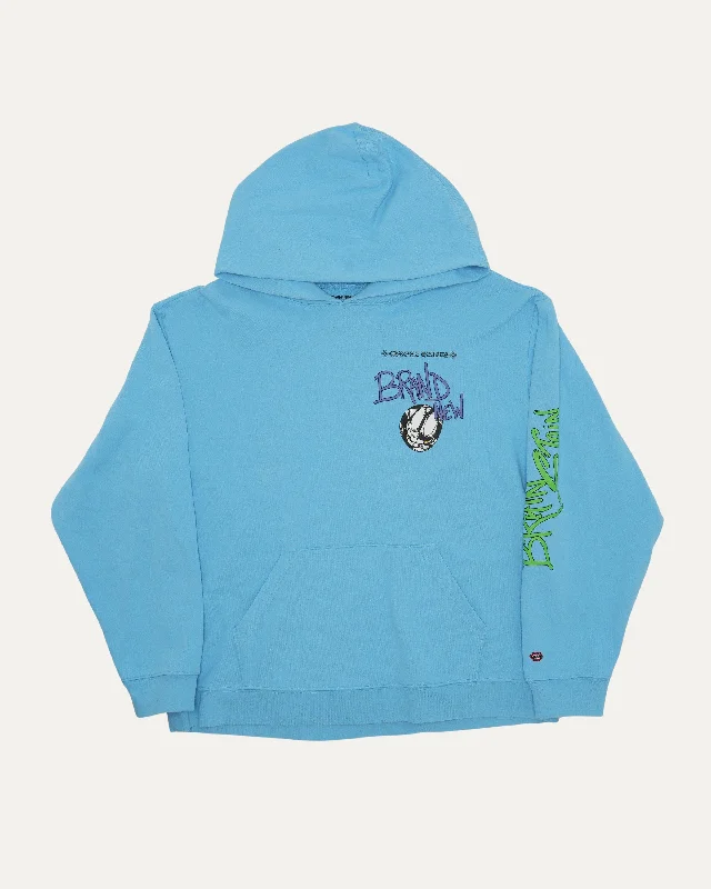 Matty Boy Brain Stain Hoodie Hoodie with Side Slits Relaxed Casual