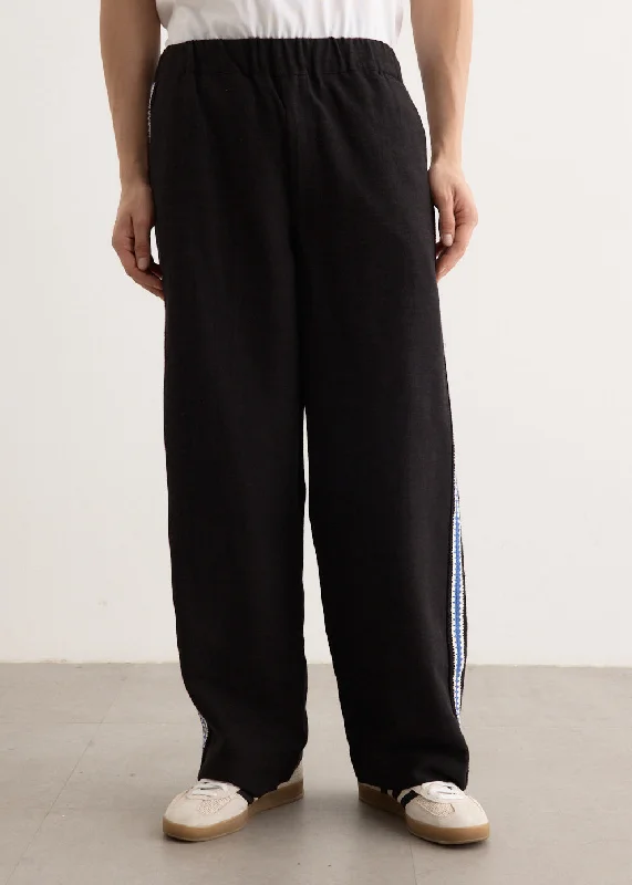 Hand Crochet Trim Trouser Trousers Vintage Classic