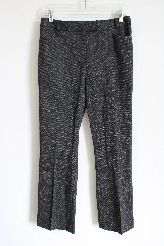 Calvin Klein Modern Fit Black White Speckled Trouser Pant | 4 Petite Trousers stylish elegant Calvin Klein Modern Fit Black White Speckled Trouser Pant | 4 Petite Trousers stylish elegant