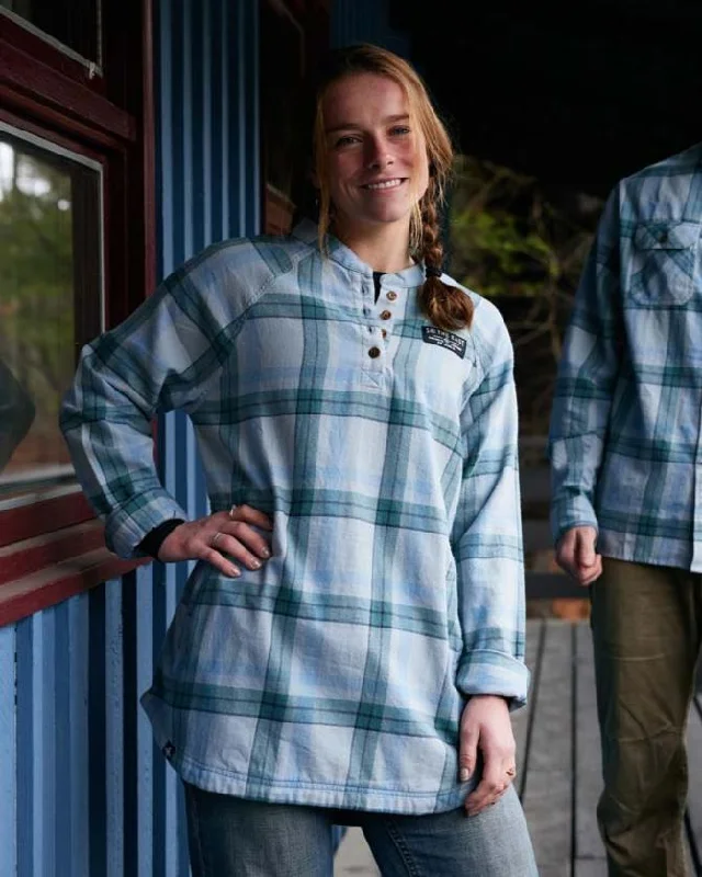 Women's Malo Pullover Flannel - Mountain Moon Port Neck Pullover