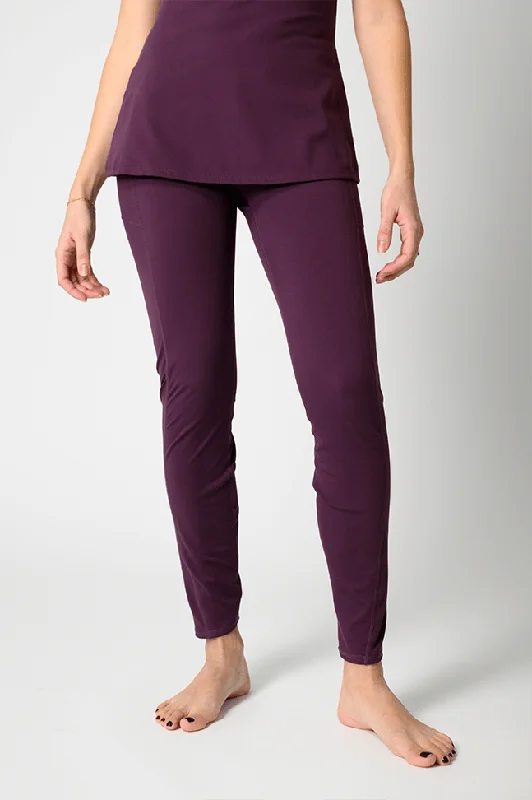 Non Stop Legging in  Mulberry Comfortable Slim Fit Leggings