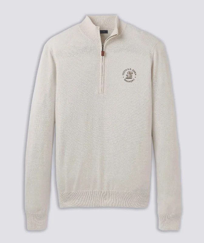 125th U.S. Open - Merino Quarter-Zip Pullover Thin Wool Pullover