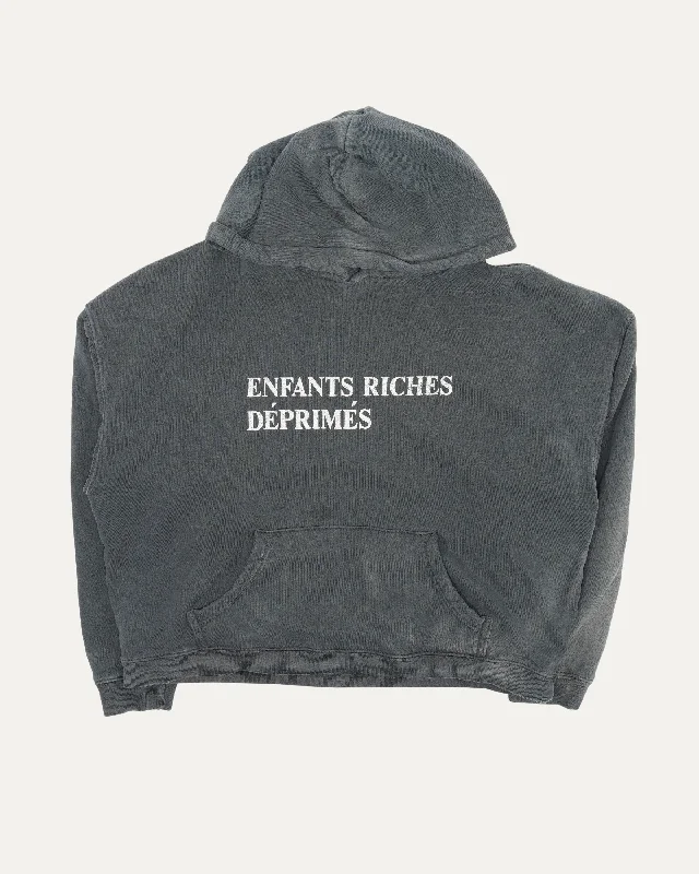 Classic Logo Hoodie Hoodie with Puffed Sleeves Voluminous Trendy