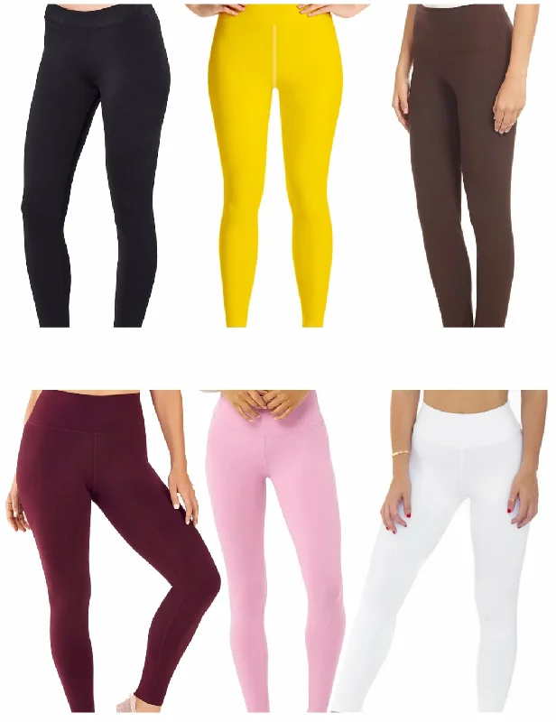 Ladies Leggings (96/Case) Trendy Faux Suede Leggings