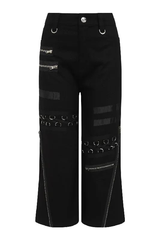 Banned Apparel - Ember Plus Size Trousers Trousers Cargo pockets