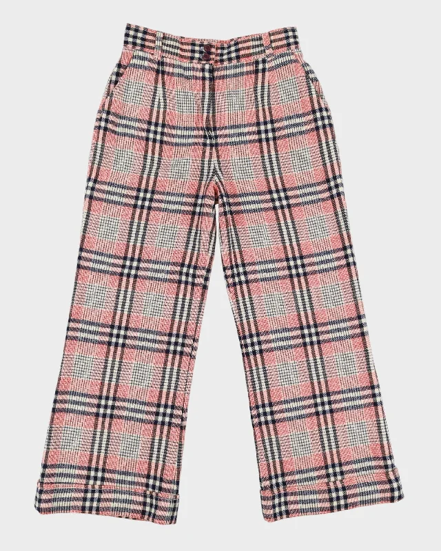 Navy Blue Wool Trousers - W30 L28 Trousers Business Professional