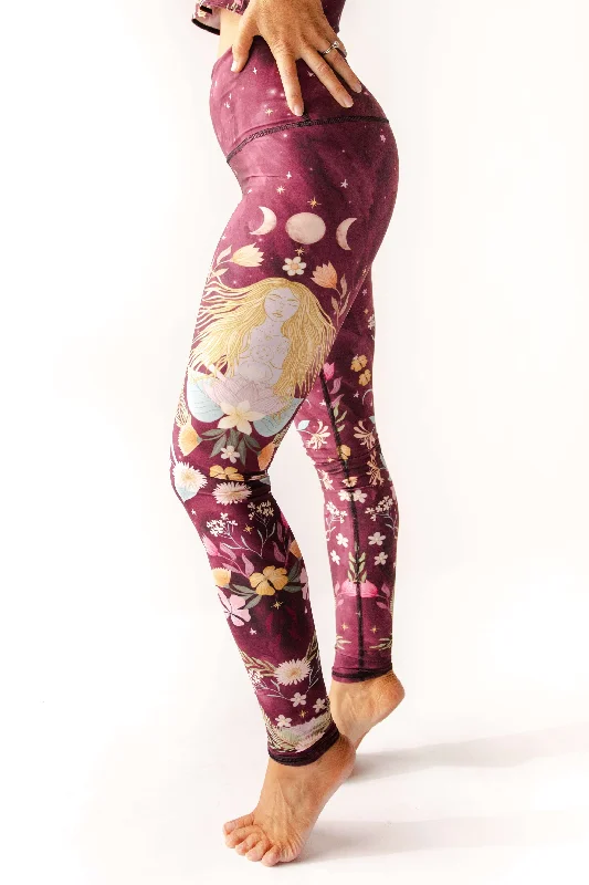 The Creator Printed Yoga Leggings Stylish Sweat-Proof Leggings