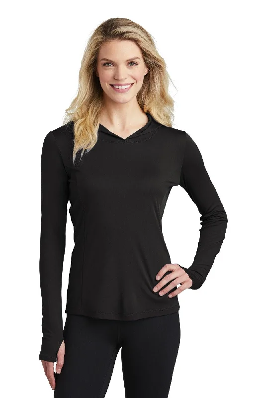 Sport-Tek  Ladies PosiCharge  Competitor  Hooded Pullover. LST358 Boat Neck Sweater