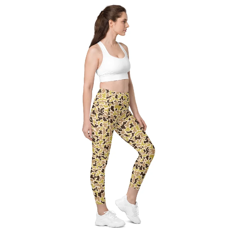Savannah CalCam Camo Leggings with pockets Trendy Fitness Leggings