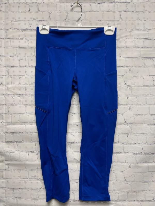 Size 6 Ladies Royal Blue lulu lemon Leggings Comfortable Classic Yoga Leggings