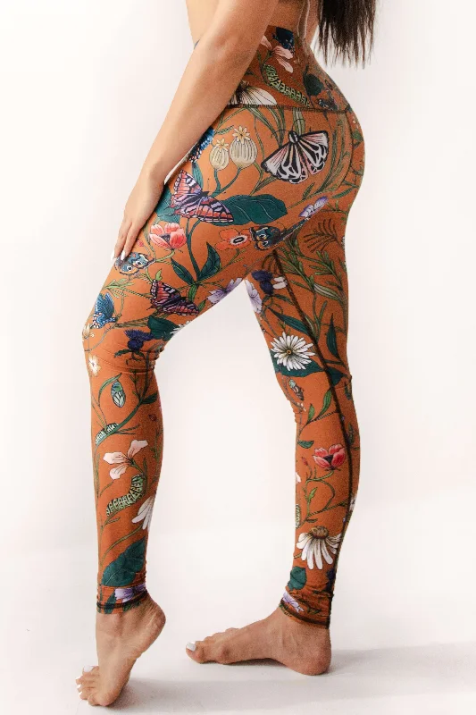 Emerge Printed Yoga Leggings Comfortable Workout Fitness Leggings