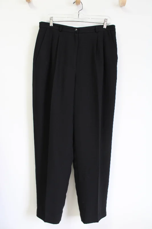 Vintage Casual Corner Annex Black Trouser | 14 Short Skinny Trousers Denim Stretchy