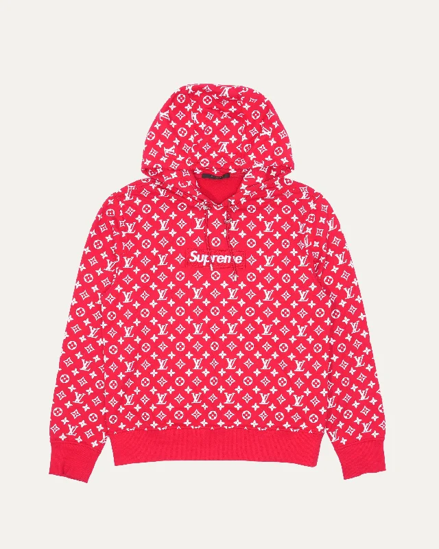 Supreme Monogram Box Logo Hoodie Hoodie with Sequins Glamorous Eye-catching