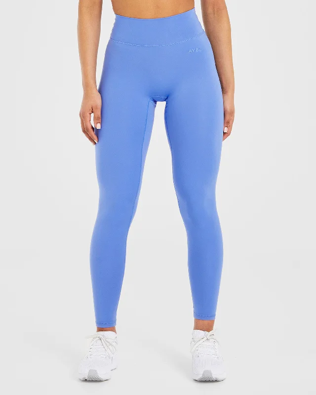 Staple Leggings - Cobalt Blue Stylish Pockets Active Leggings