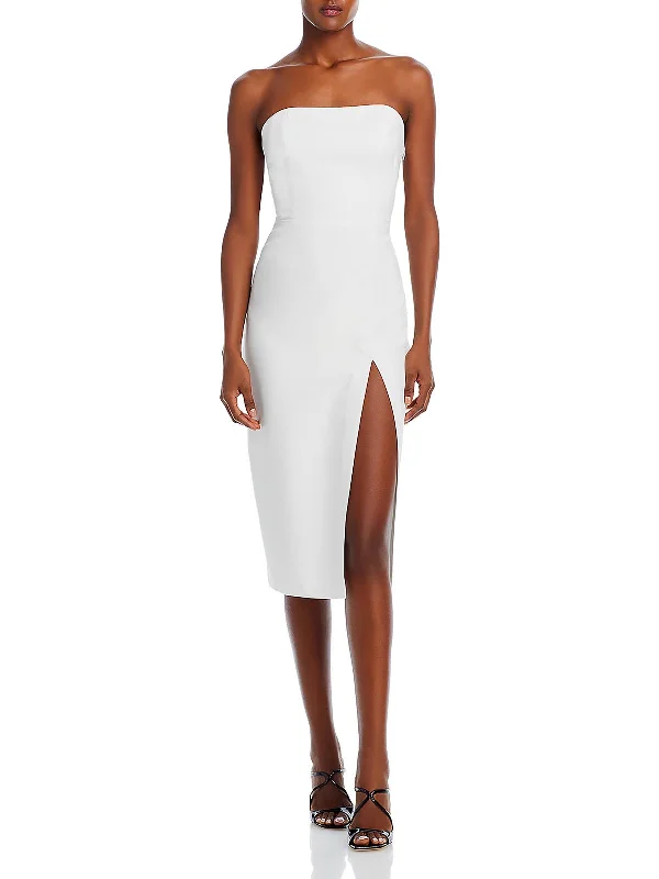 Bellavia Womens Bow-Back Midi Sheath Dress Fashionable Fitted Midi Dress
