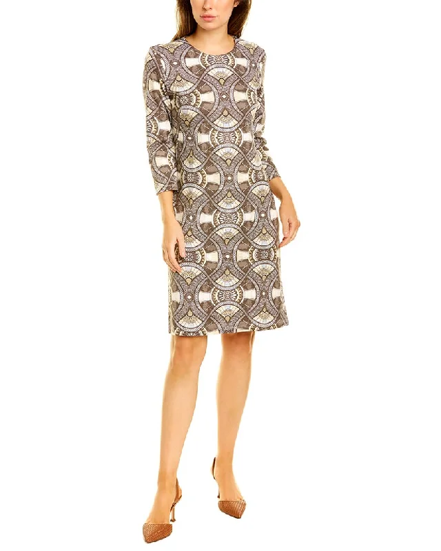 J.McLaughlin Devon Midi Sheath Dress Cozy Wide Strap Midi Dress