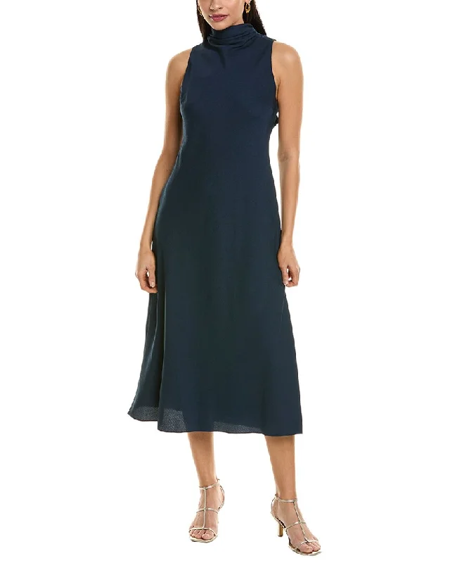 Ted Baker Cowl Neck Midi Slip Dress Fashionable Plaid Midi Dress