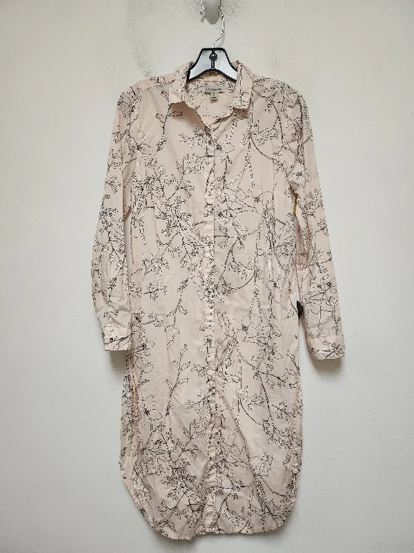 Dress Casual Midi By Calvin Klein In Peach, Size: S Stylish Halter Neck Midi Dress