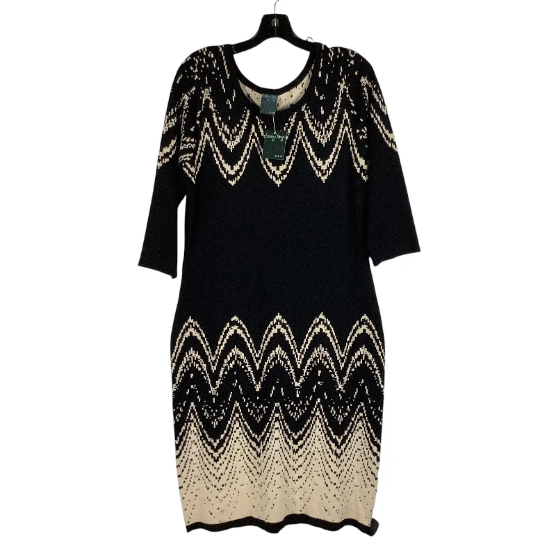 Dress Casual Midi By Gabby Skye In Black, Size: Xl Comfortable Ruched Midi Dress