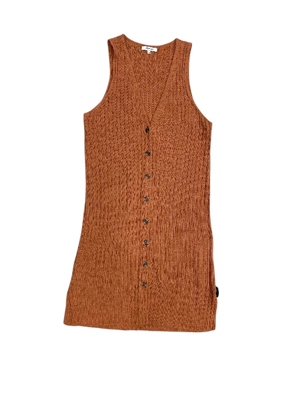 Dress Casual Midi By Madewell In Orange, Size: L Chic Off-Shoulder Midi Dress