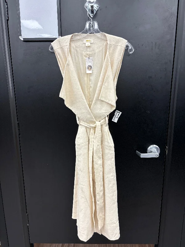 Dress Casual Midi By Maeve In Cream, Size: L Classic Black Midi Dress