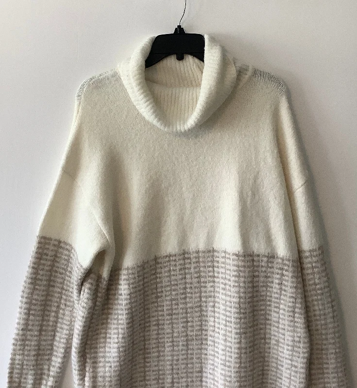 Dress Casual Midi By Tahari By Arthur Levine In Cream, Size: Xl Stylish Wraparound Midi Dress